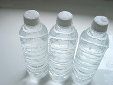 photo of water bottles