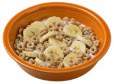 bowl of cereal with bananas