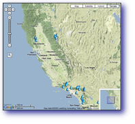 Thumbnail image of precipitation site map.