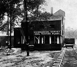 Photo: USGS Coal Testing Plant, 1904.
