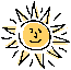 Image of the sun, to indicate Afternoon