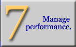 Step 7: Manage performance