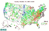 Streamflow Map of the United States