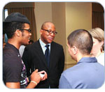 Photo of Dr. Kevin Fenton with a PPSA participant