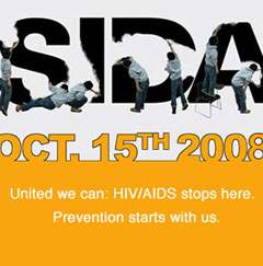 Web Banner for NLAAD: United we can: HIV/AIDS stops here.  Prevention starts with us.