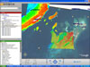 Snapshot showing the Google Earth interface with custom image layers at the Dry Tortugas National Park. 