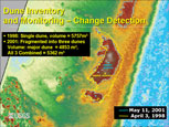Using lidar for change analysis on barrier islands