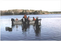 Placing the diffusion samplers in a lake