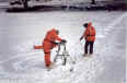 Discharge Measurements under the Ice of the Red River