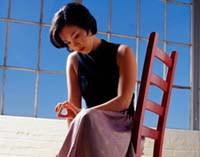 photo of woman looking at time