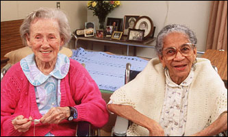 Picture of two older women