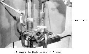 Figure 40: Drill Press with a Transparent Drill Shield