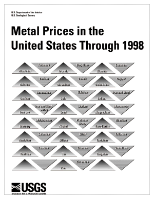 Cover - Metal Prices in the United States through 1998