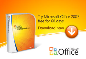 Try Microsoft Office 2007 free for 60 days