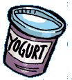 Drawing of a yogurt cup
