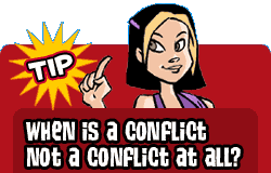 Tip: When is a conflict not a conflict at all?