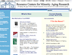 Resource Centers for Minority Aging Research