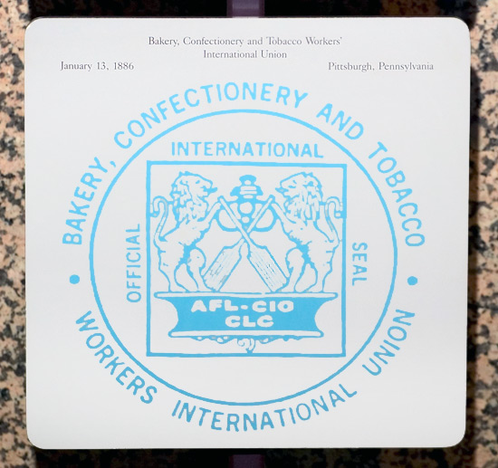Bakery, Confectionery and Tobacco Workers' International Union logo