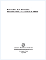 Metadata for National Agriculture Statistics in Nepal