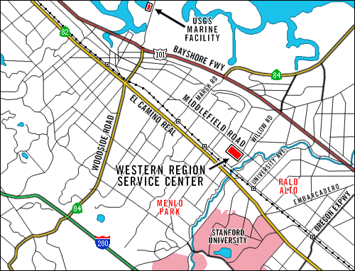 zoom map of Menlo location