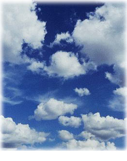 Picture of clouds. 