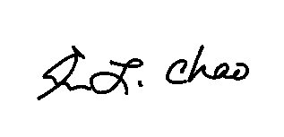 Signature of Secretary of Labor Elaine L. Chao
