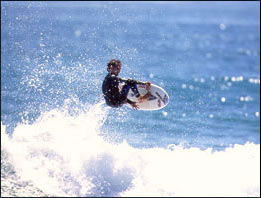 Image of Cory Surfing
