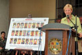 Amb. Kristie A. Kenney presents US$10 million in rewards June 7, 2007 to Filipinos whose information led to successful military operations against two Abu Sayyaf leaders. DEPARTMENT OF STATE PHOTO. 