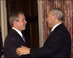 The President and Secretary Powell