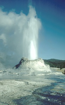 Castle Geyser, Yellowstone National Park, Wyoming