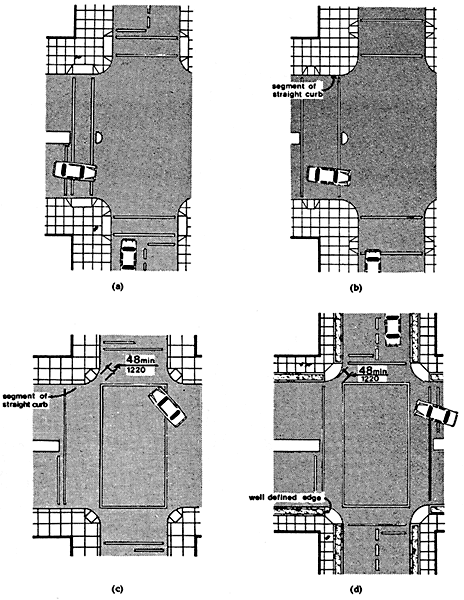 Fig. 15 Curb Ramps at Marked Crossings