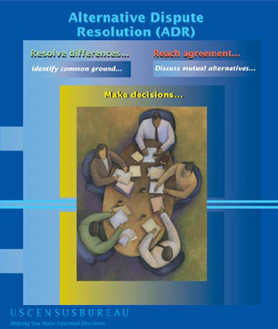 ADR logo shows people working together at a table