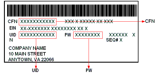 graphic of mailing label