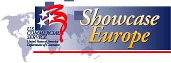 Stylized text:  Showcase Europe
