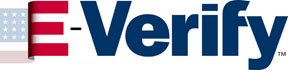 E-Verify logo.