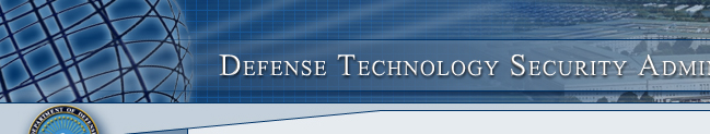 Defense Technology Security Administration 
