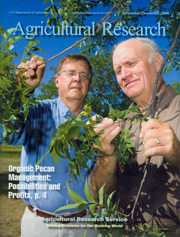 Cover of November/December 2008 Agricultural Research Magazine: Link to Table of Contents online