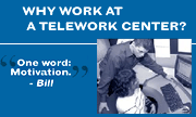 Still image from Telework animated presentation