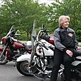 Secretary Peters discusses motorcycle safety after riding one of her Harley Davidson motorcycles