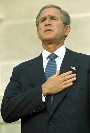 President George W. Bush.