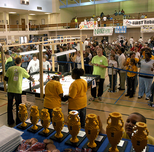 Teams compete in the Mississippi FIRST LEGO League Championship