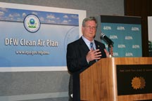Regional Administrator Richard Greene announces clean air plan.
