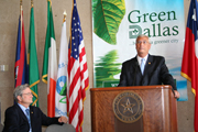 EPA Administrator Stephen Johnson speaks at event honoring City of Dallas for ISO 14000 certification