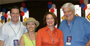 Rep. Michael Turner and wife Lori join Public Printer Bruce James and wife Nora at the 3rd Annual GPO July 4th Celebration.