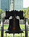 The Liberty Bell with Independence Hall