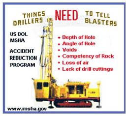 Things Drillers Need to Tell Blasters