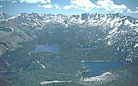 Mammoth Lakes Basin near Long Valley Caldera, California