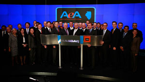 AeA Opens NASDAQ at the Marketsite