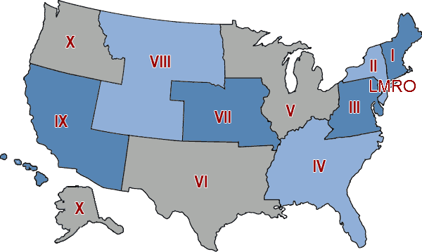 FTA Regional Map