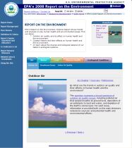 Screenshot of the NCEA ROE Web site 